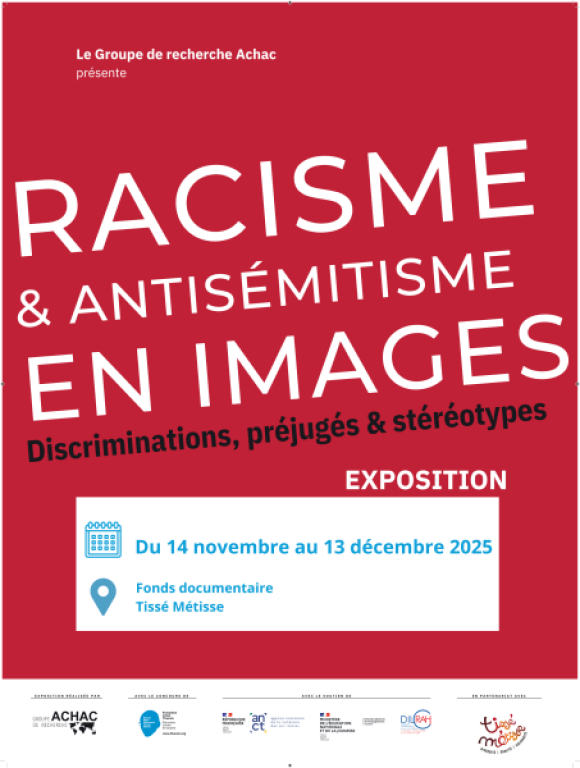 Couverture de Exposition : "RACISME & ANTISÉMITISME EN IMAGES. Discriminations, préjugés & stéréotypes" "